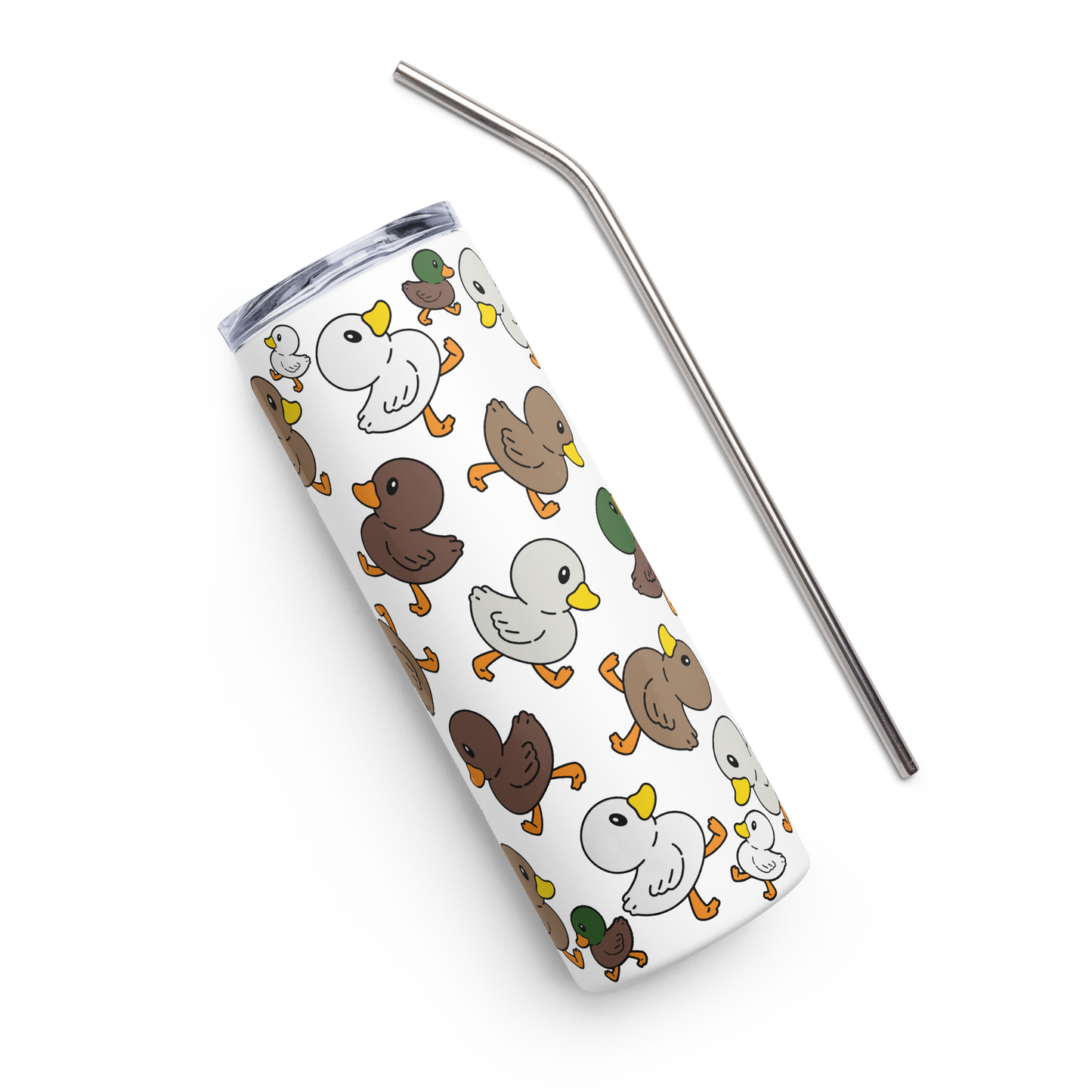 Release The Flock Pattern Stainless Steel Tumbler